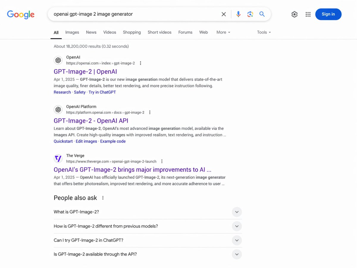 Google 搜索结果模拟页面