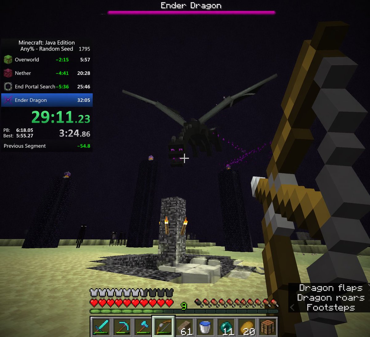 Voxel 速通 HUD 截图
