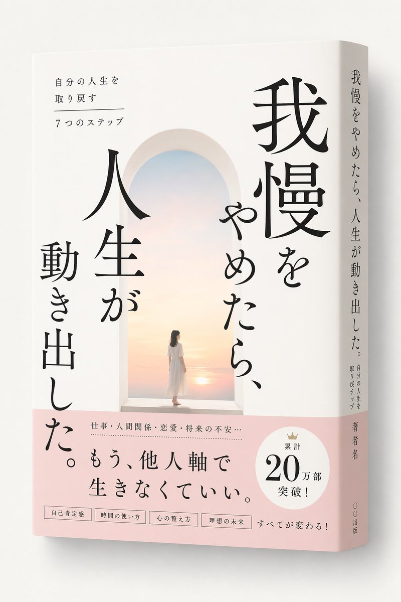 日式自助书籍封面样机
