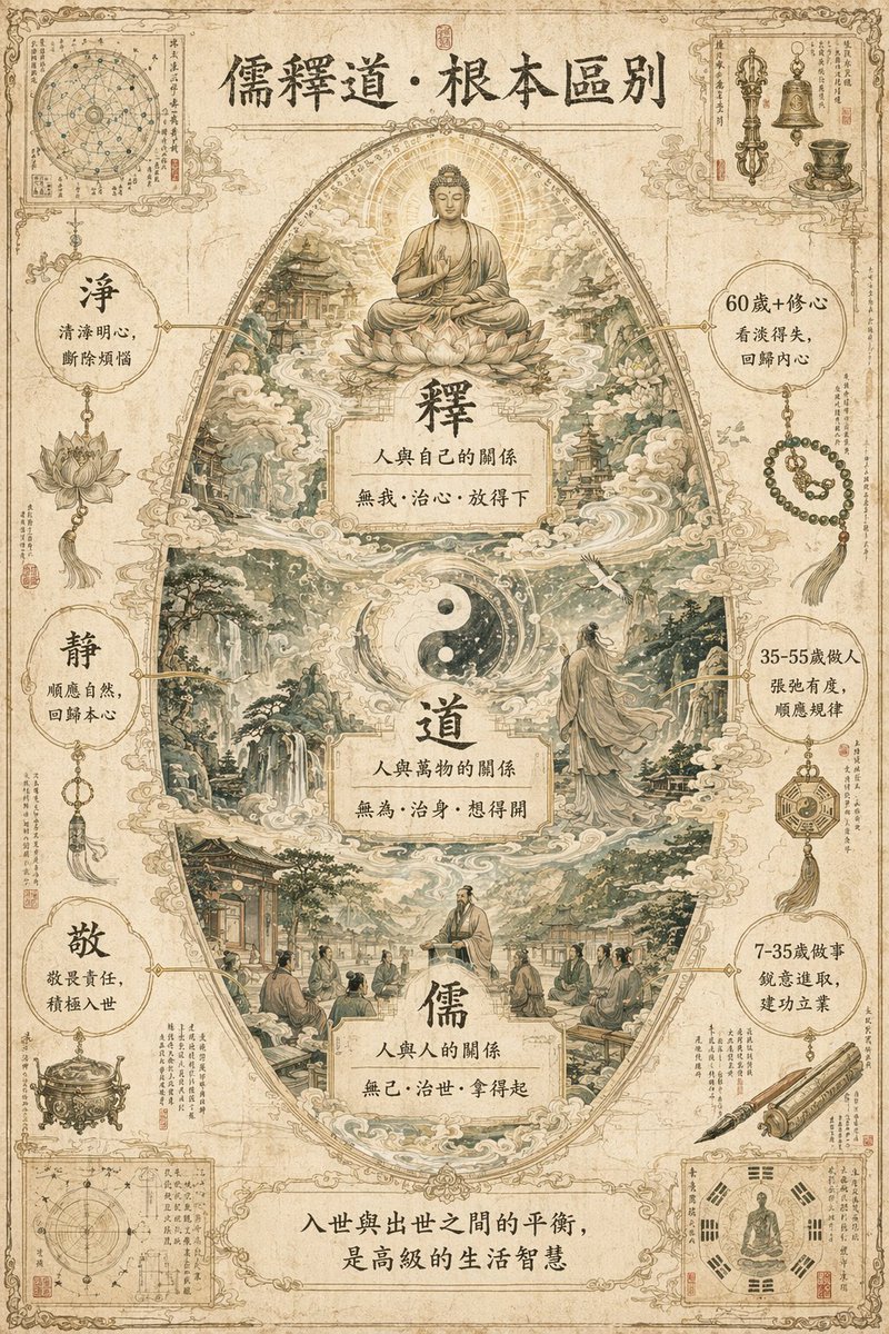 哲学概念信息图手稿