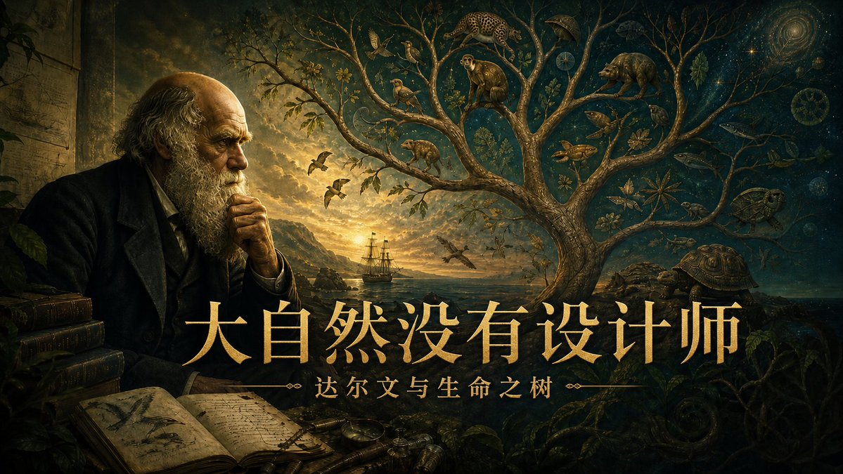 YouTube 缩略图 - 达尔文生命之树播客封面