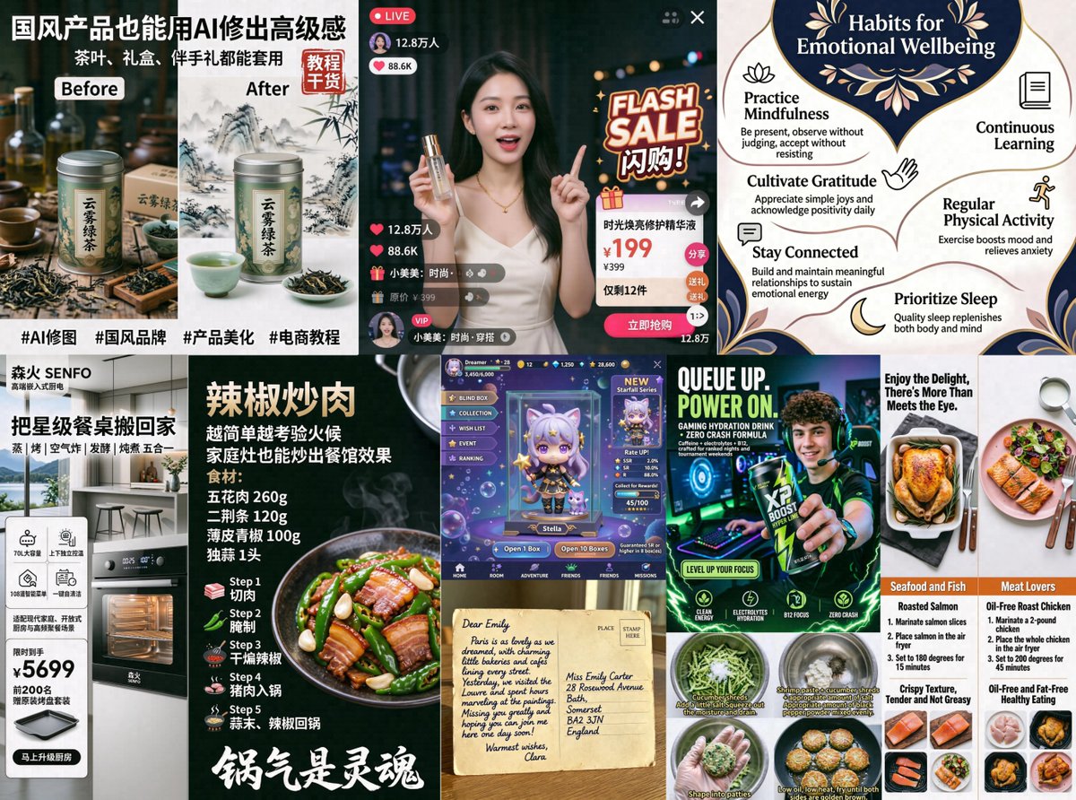 信息图/教育视觉 - AI广告与信息图能力拼贴